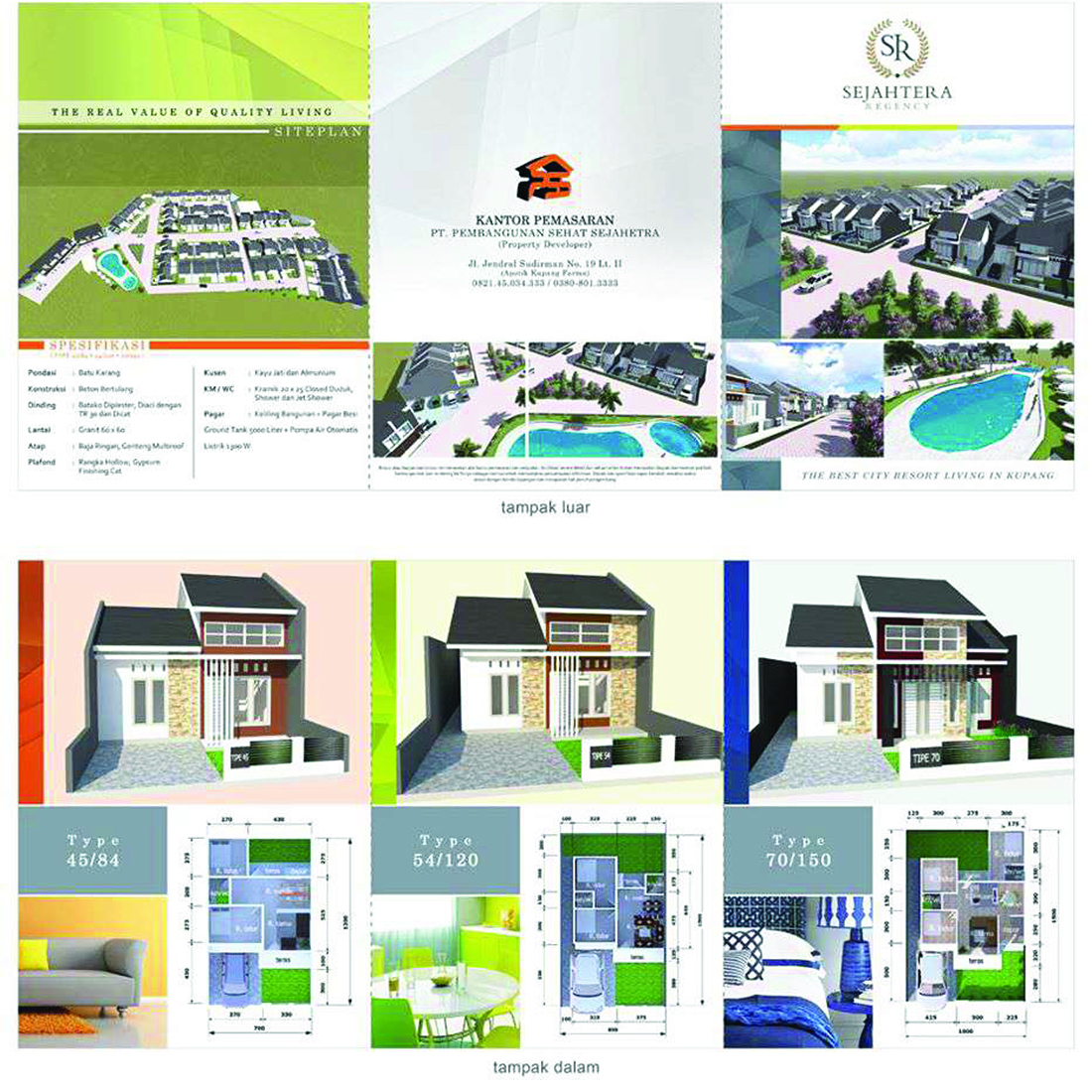 myKupang Sejahtera Regency estate broshure full 6 sides