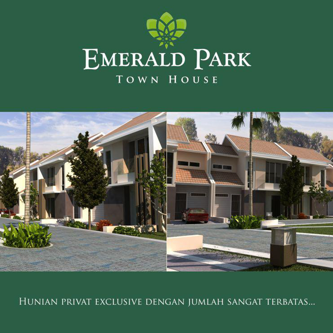 myKupang Emerald Park Town House bochure front page