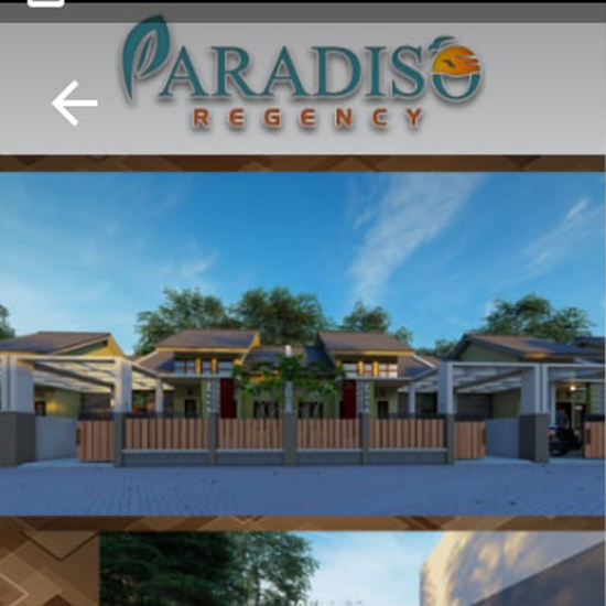 myKupang Paradiso Regency brosur Front Render View from the front
