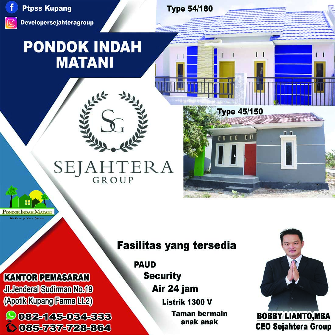 myKupang Pondok Indah Matani estate broshure section