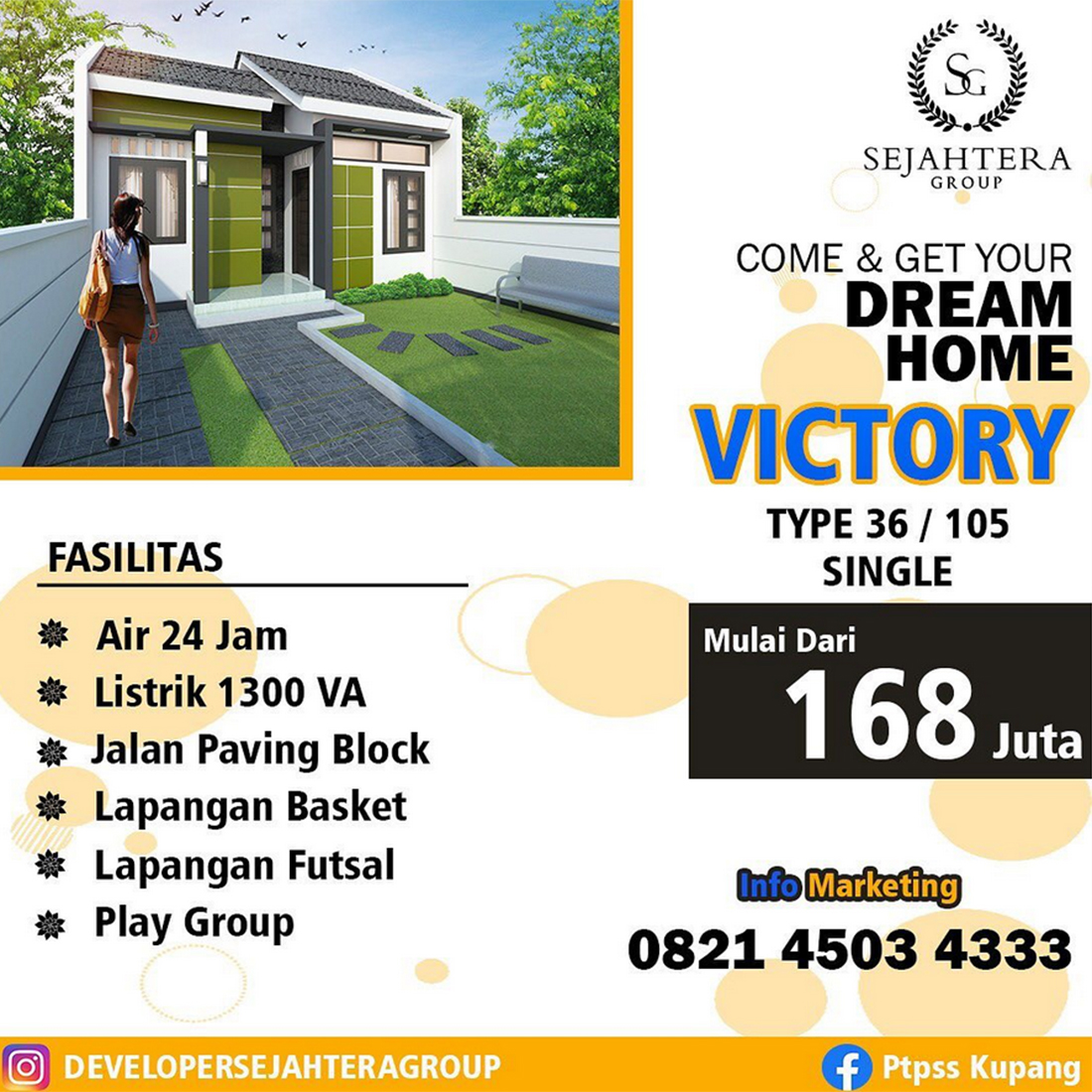 myKupang Sejahtera Land Oetalu estate broshure Victory Dream Home