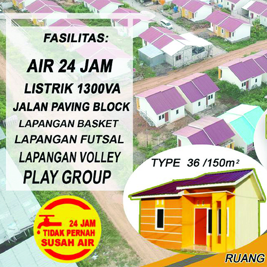myKupang Sejahtera Land Oetalu estate broshure Facilities Type 36/150m2