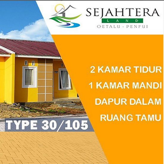 myKupang Sejahtera Land Oetalu estate broshure Type 30/105
